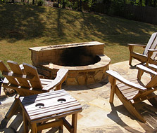 Concrete Fire Pit Cumming GA