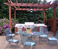 Barbecue Pergola