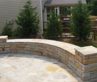 Stone Retaining Wall