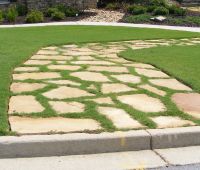 Stone Paver Walkway