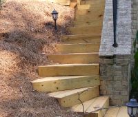 Retaining Wall Path